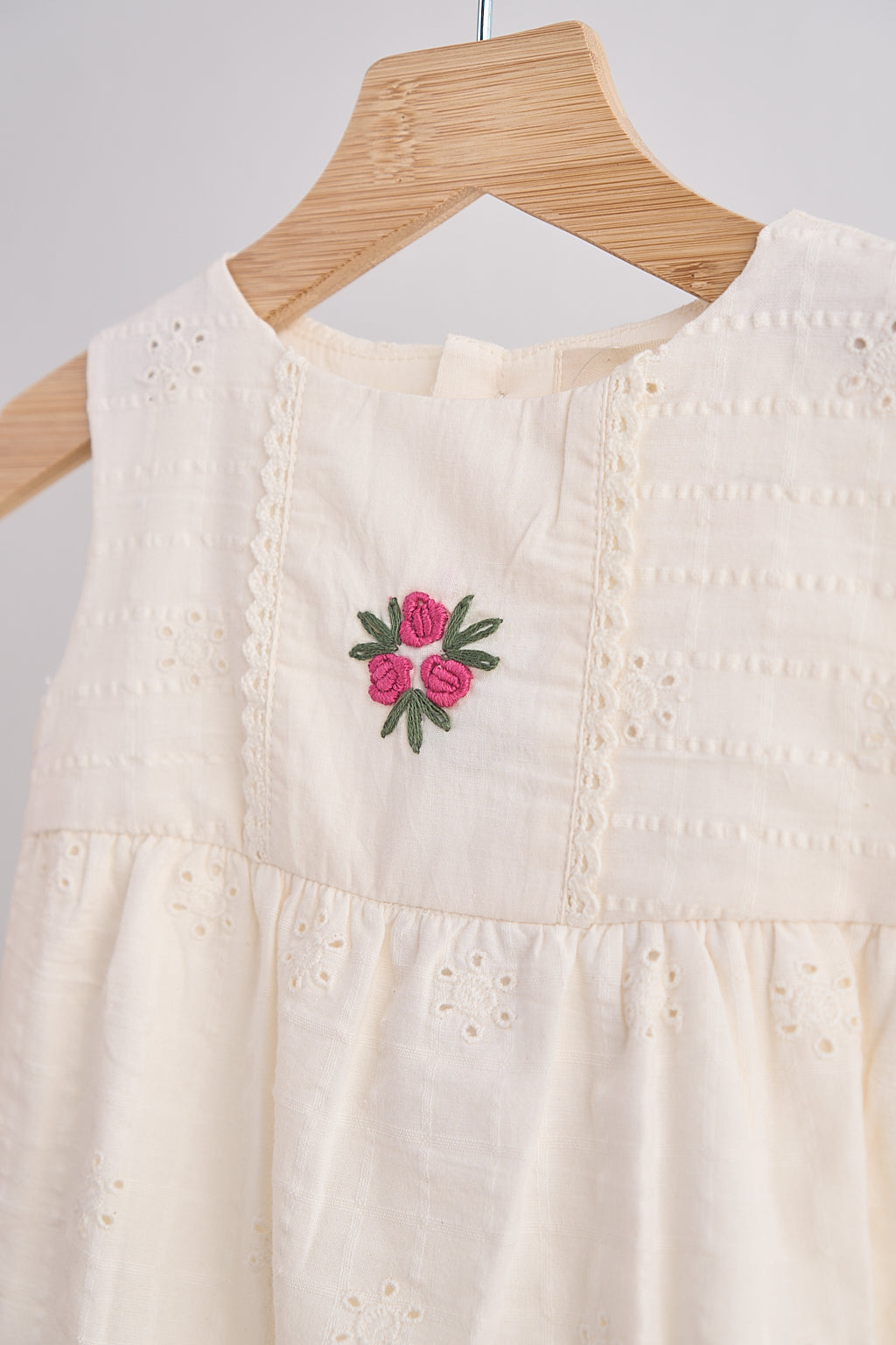 White Embroidered Floral Lace Jumpsuit