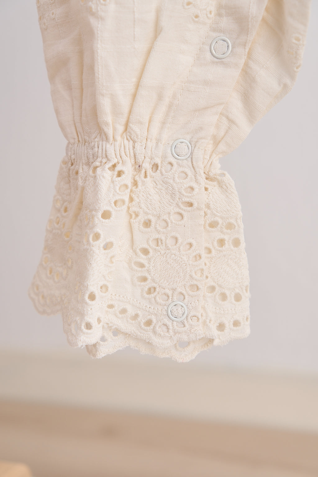 White Embroidered Floral Lace Jumpsuit