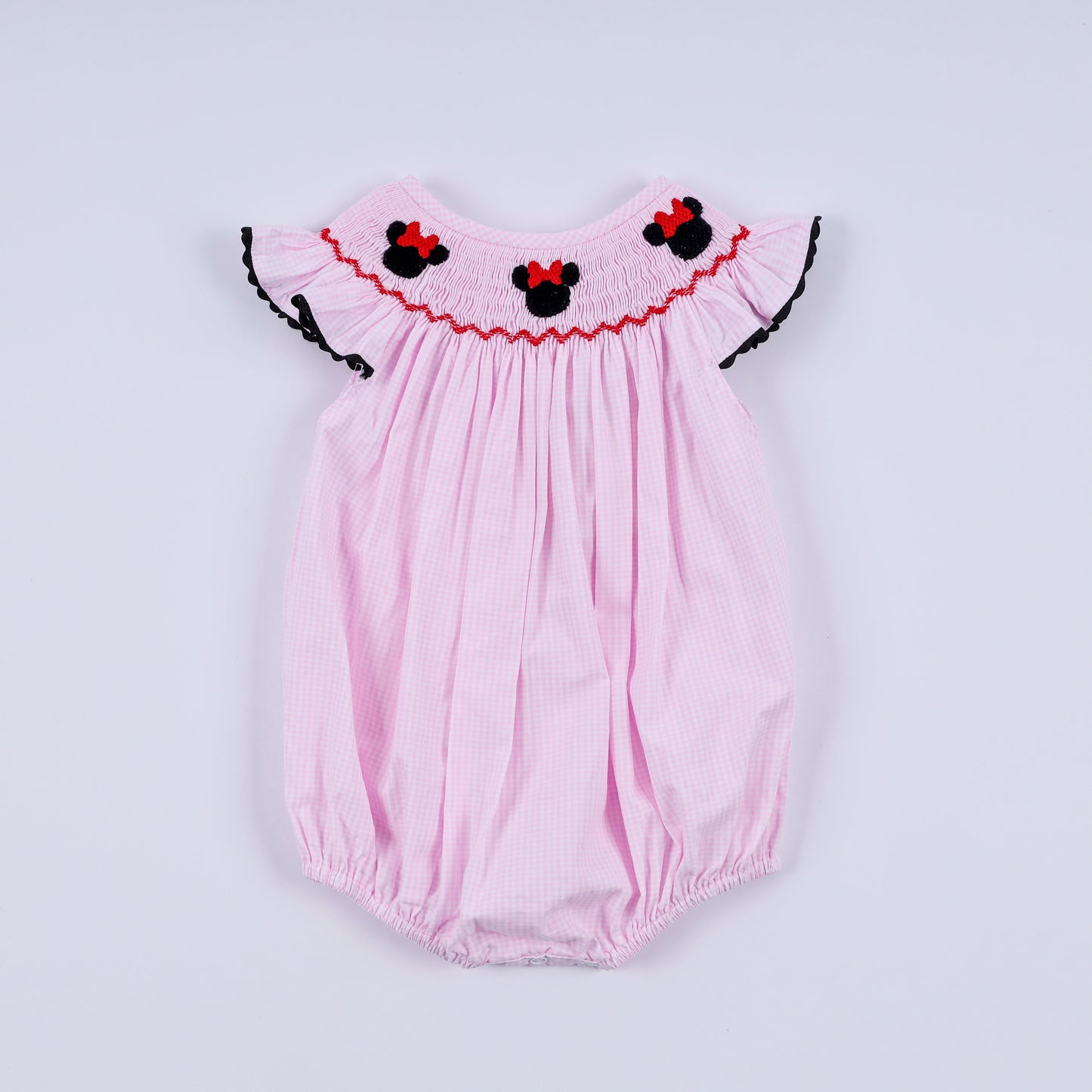 Character Smocked Plaid Bubble