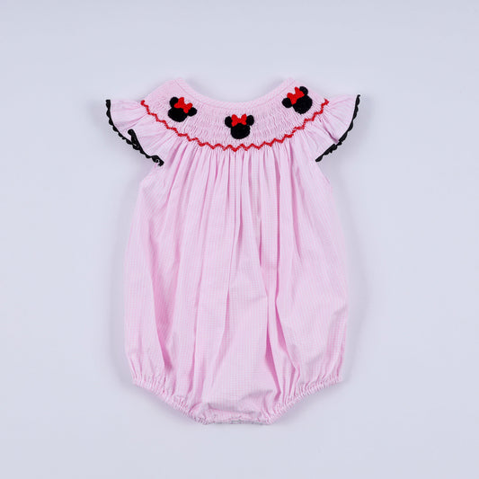 Character Smocked Plaid Bubble
