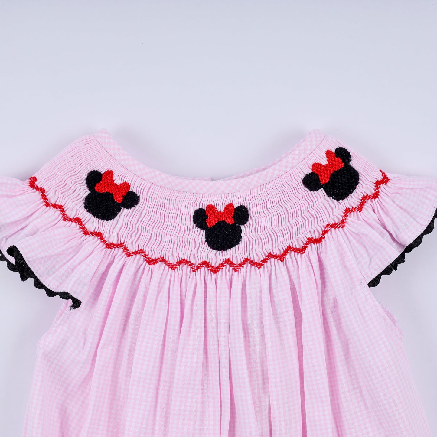 Character Smocked Plaid Bubble