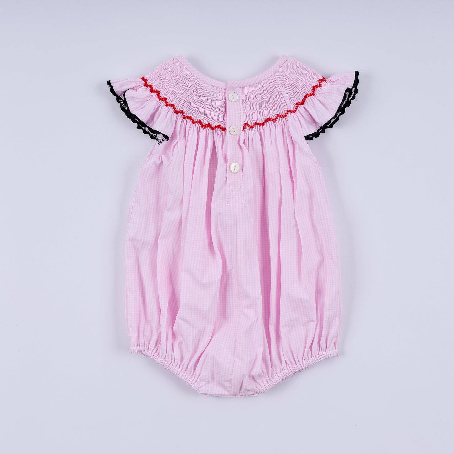 Character Smocked Plaid Bubble