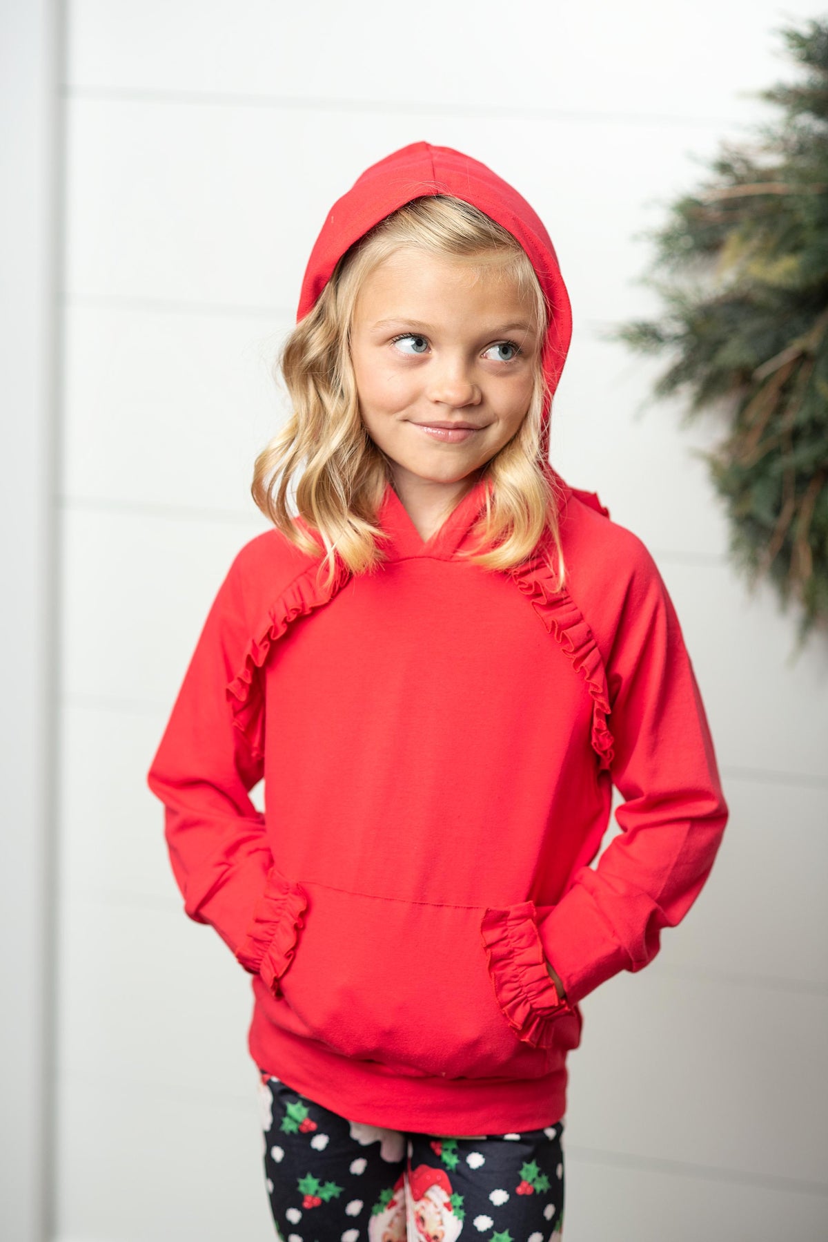 Santa Hoodie Leggings Set