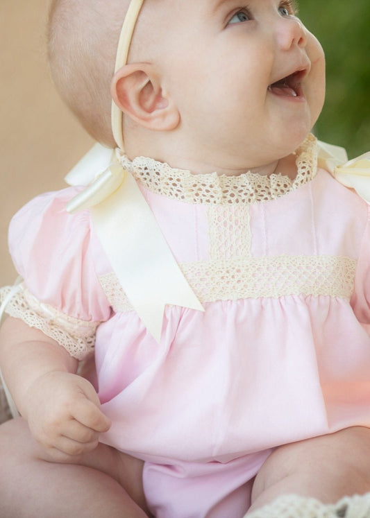 Baby/Toddler Girl Bristol Pink Heirloom Bubble