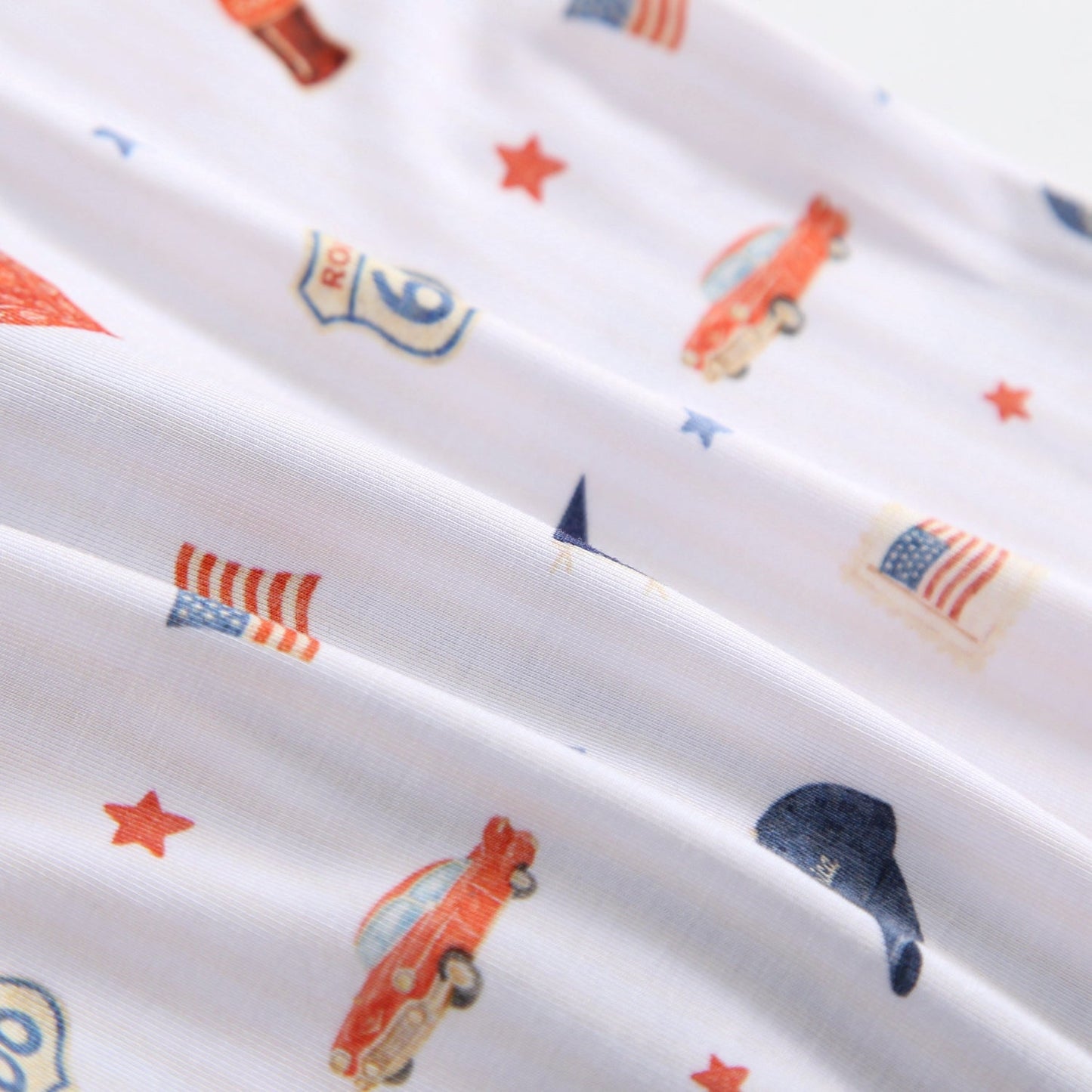 Route 66 Bamboo Zippered Baby Romper