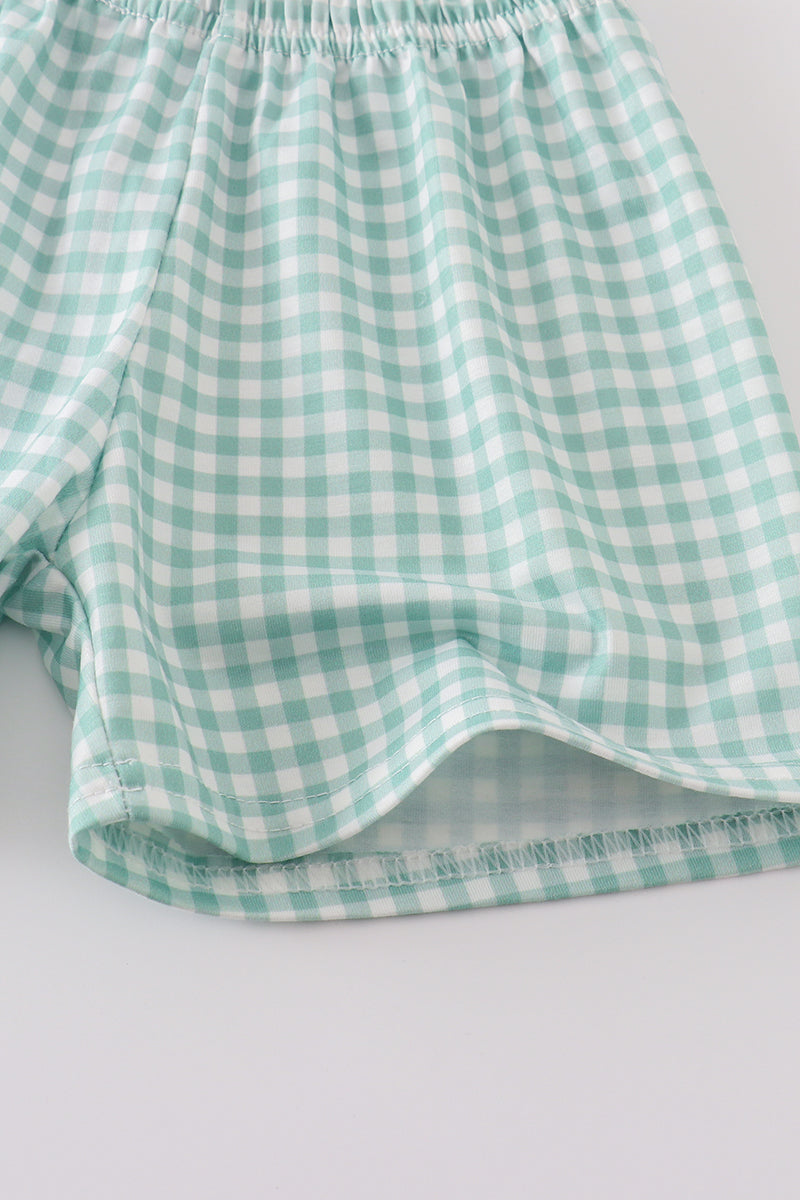 Boys Sage Mallard Duck Shorts Set