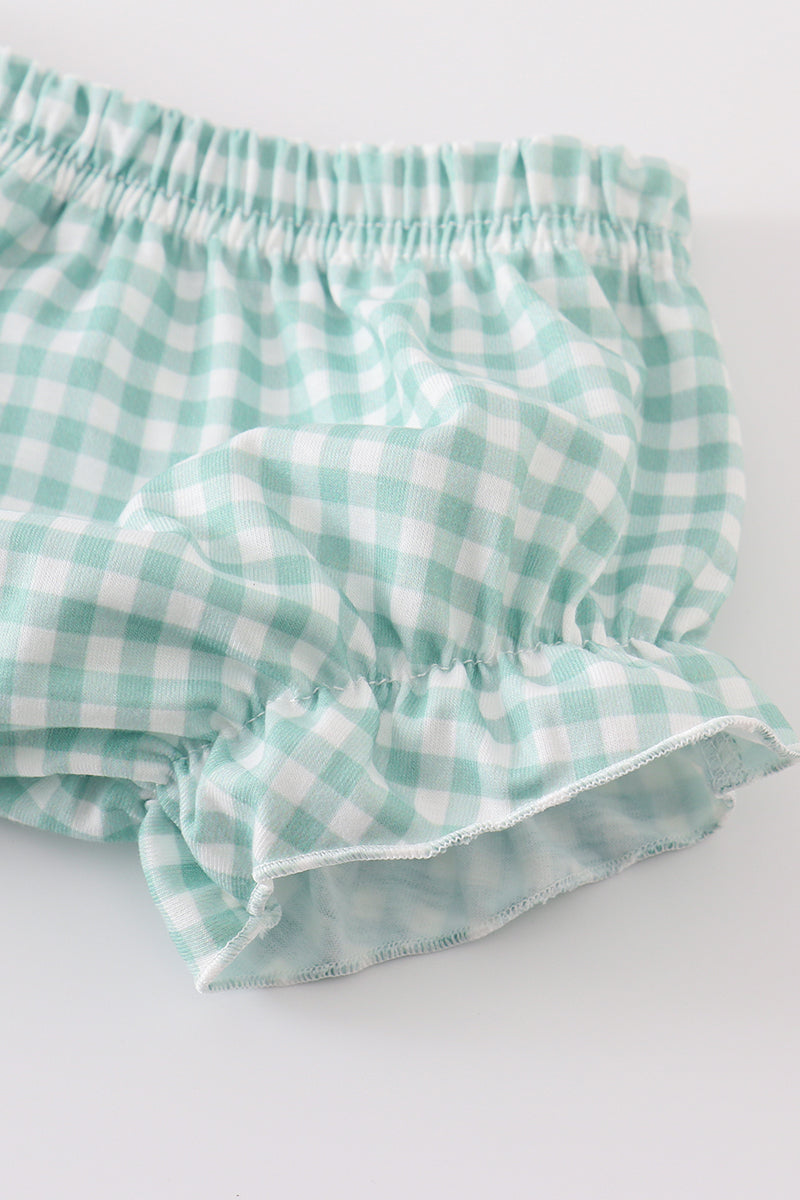 Baby Girls Sage Mallard Duck Bloomer Set
