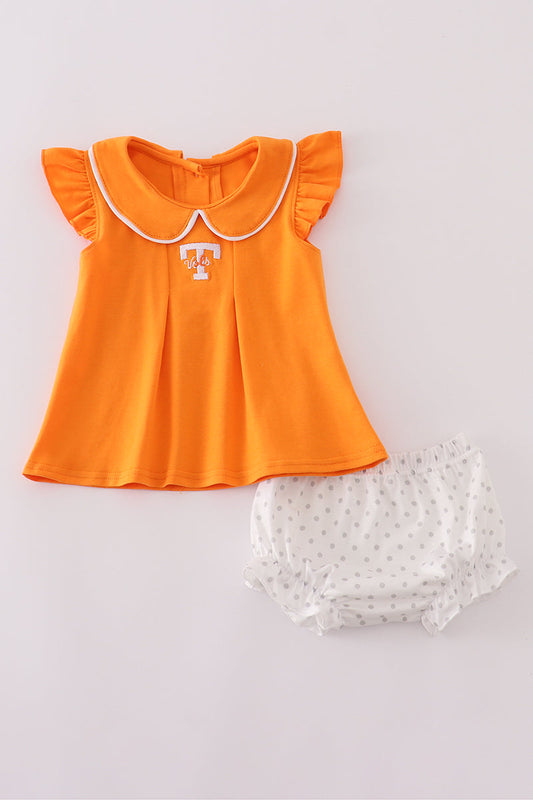 Tennessee Go Vols Embroidery Bloomer Set