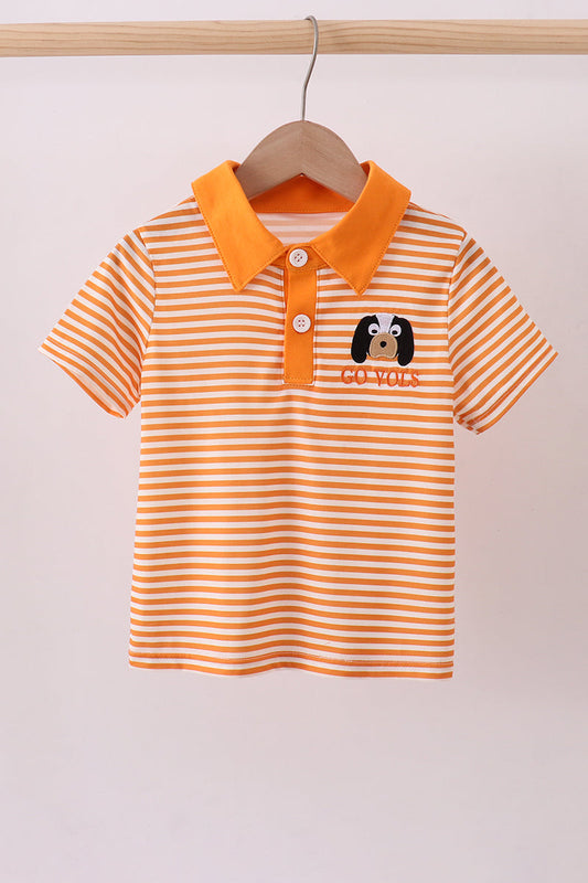Tennessee Volunteers Embroidery Stripe Top