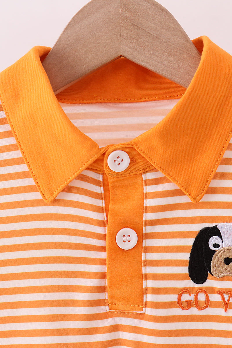 Tennessee Volunteers Embroidery Stripe Top