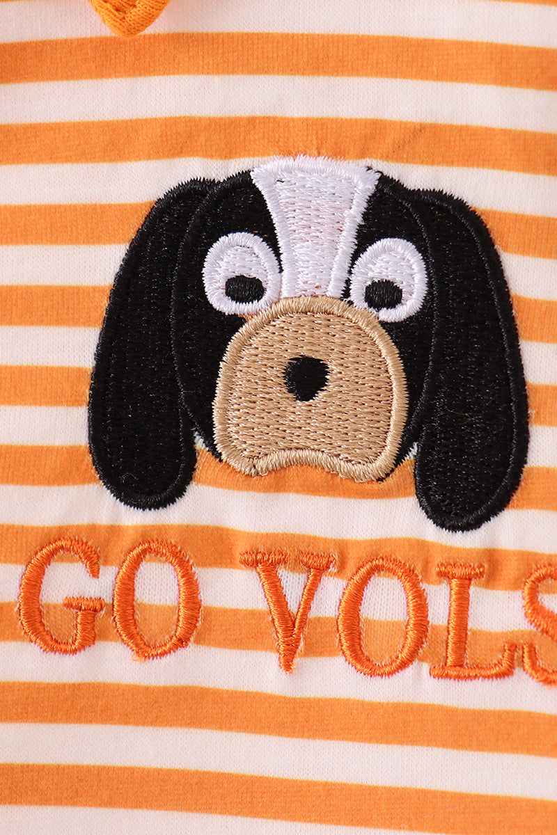 Tennessee Volunteers Embroidery Stripe Top