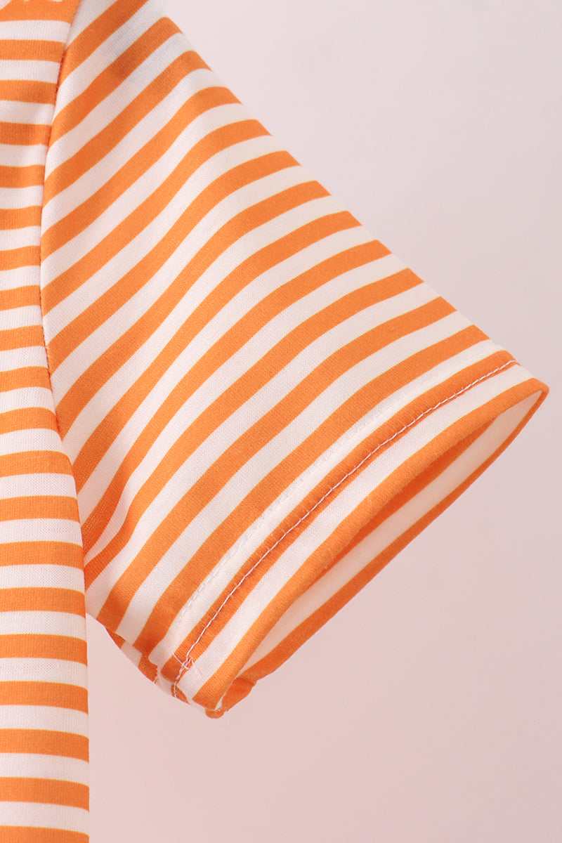 Tennessee Volunteers Embroidery Stripe Top
