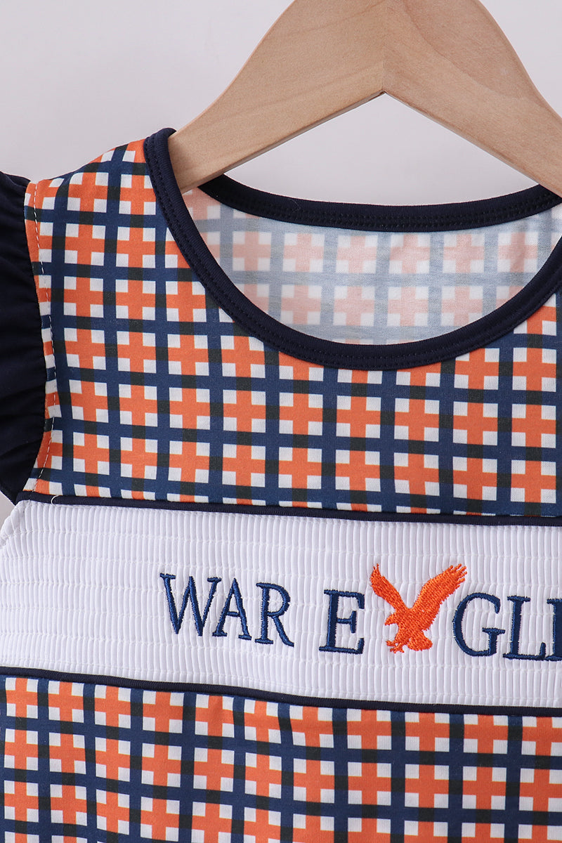Auburn Smocked Ruffle Short Set