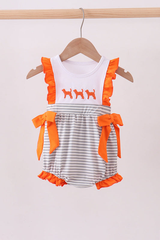Tennessee Embroidery Ruffle Stripe Bubble