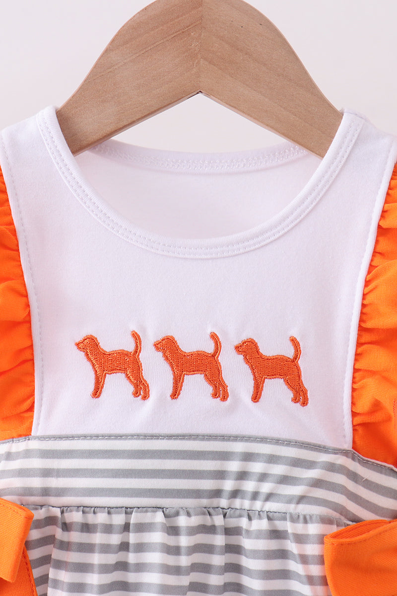 Tennessee Embroidery Ruffle Stripe Bubble