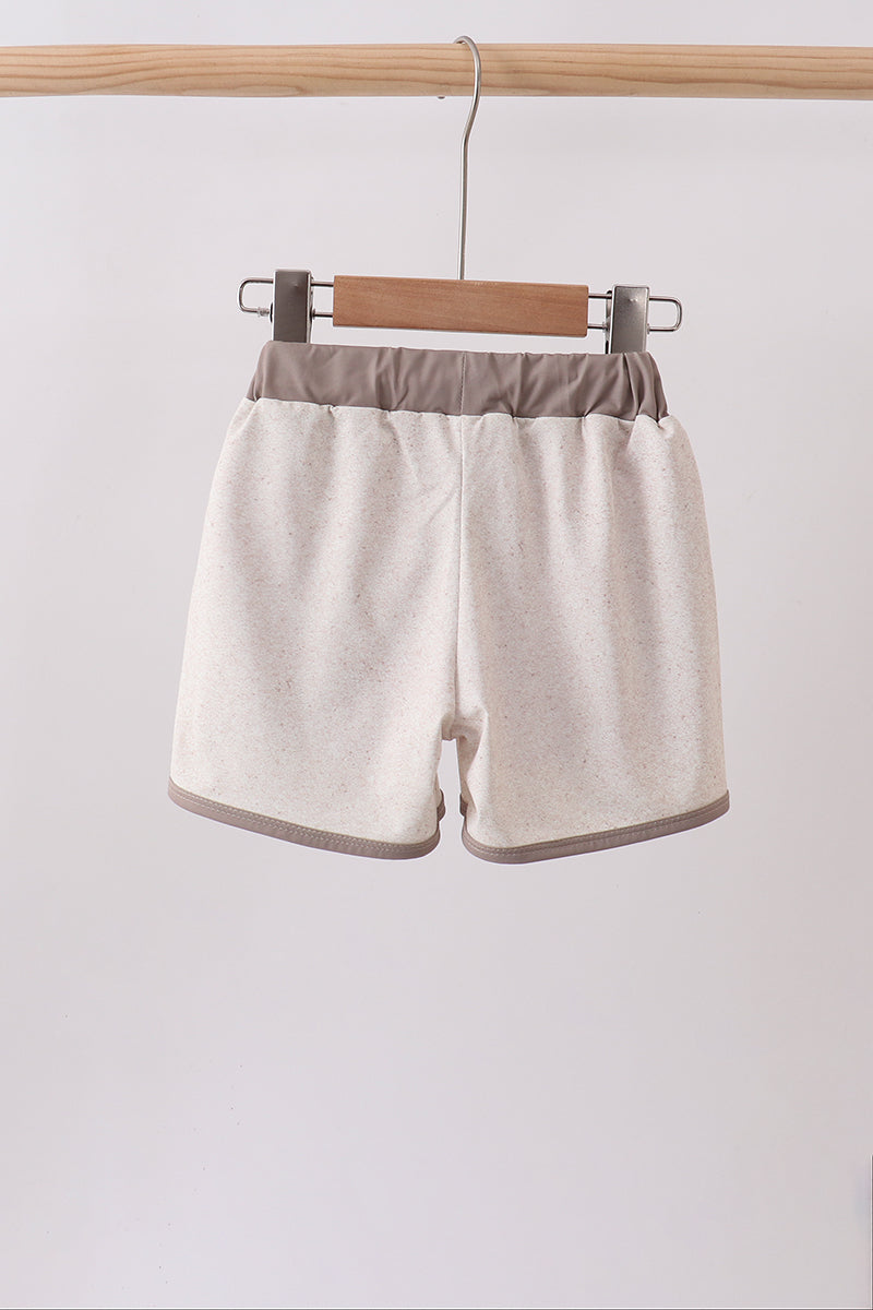 Baby & Boys Khaki Mouse Character UPF Swim Trunks