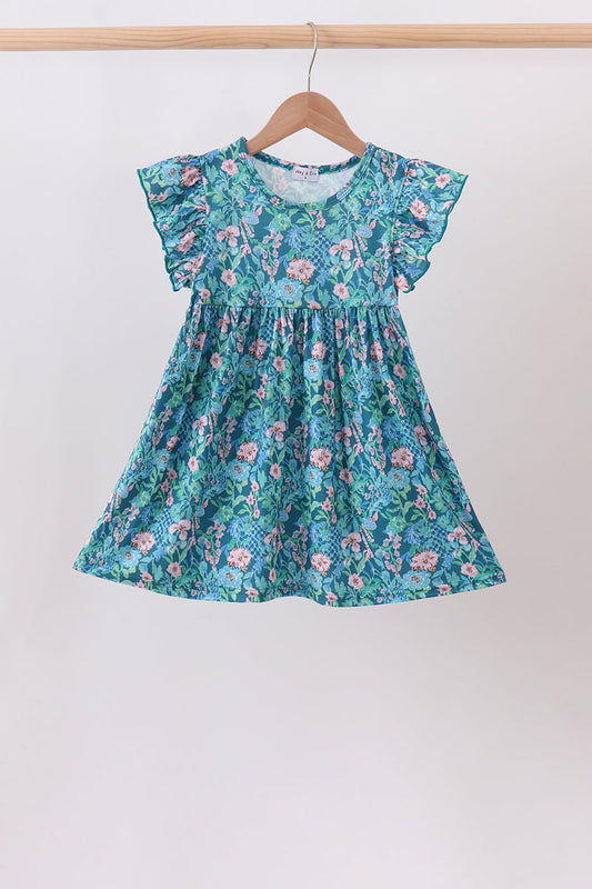 Girls Lily Floral Dress