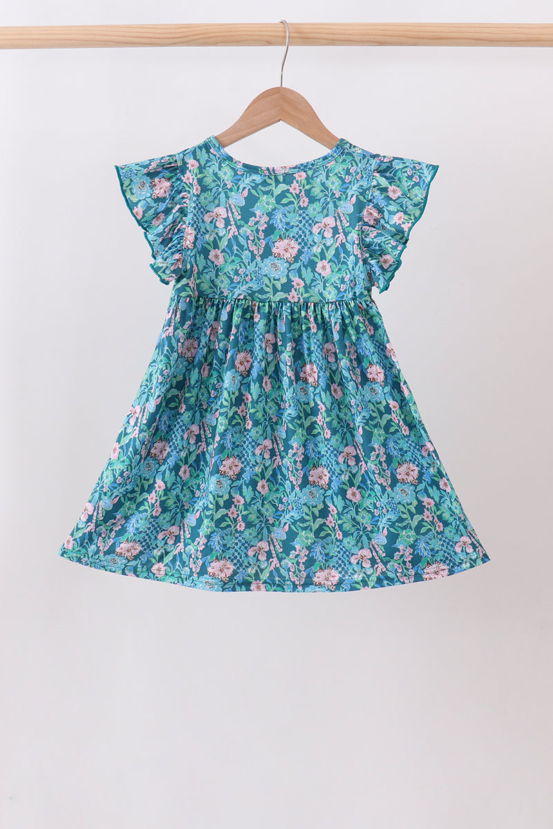 Girls Lily Floral Dress