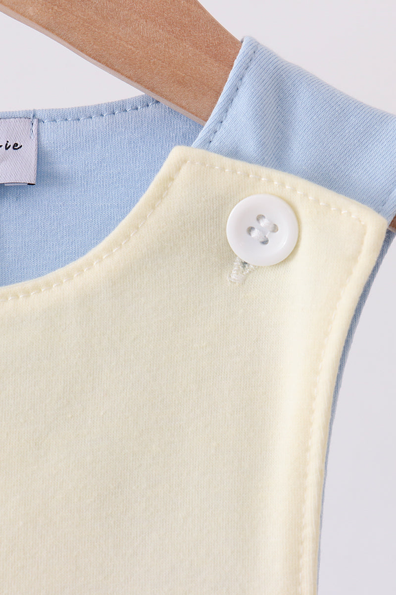 Baby Boys Blue Colorblock Jon Jon