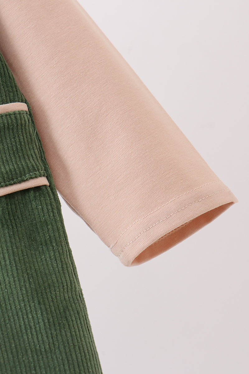 Baby Boys Fall Green Corduroy Jon Jon Seta