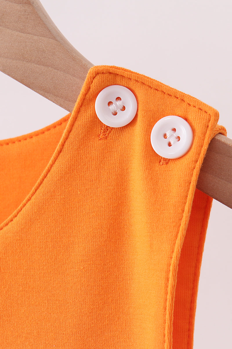 Girls Orange Tennessee Vols Applique Dress