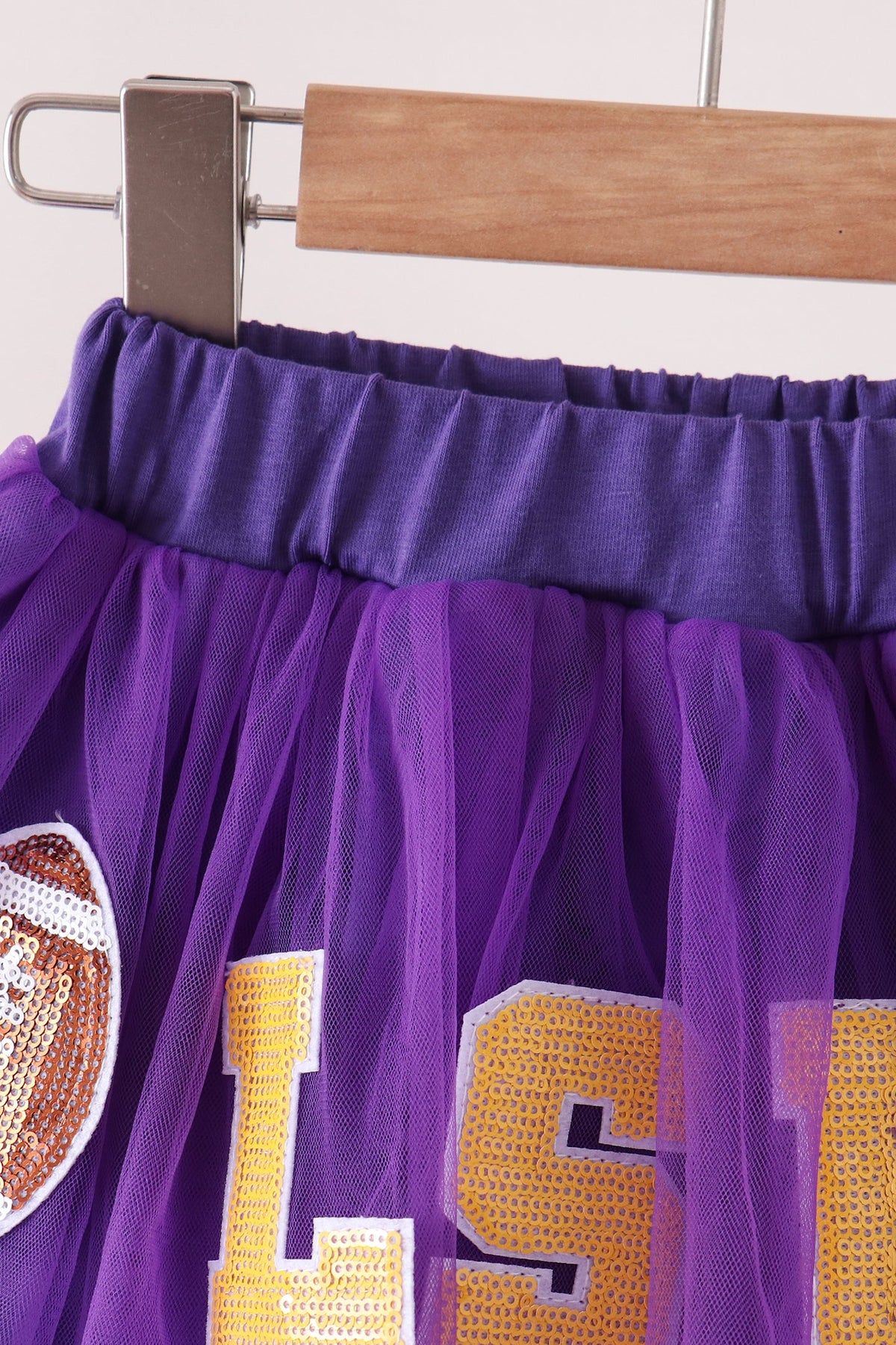 Girls LSU Football Sequin Tutu Skirt