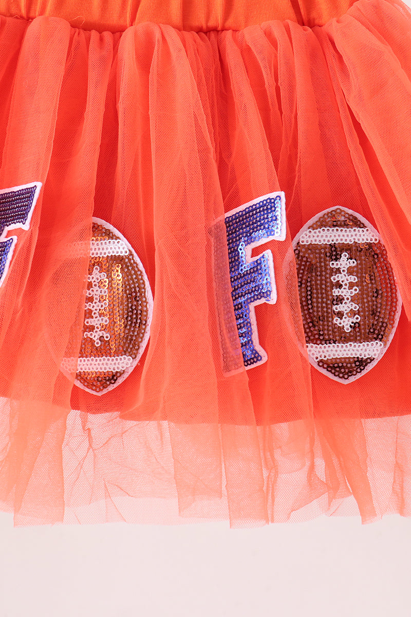 Girls Florida Gators Sequin Tutu Skirt