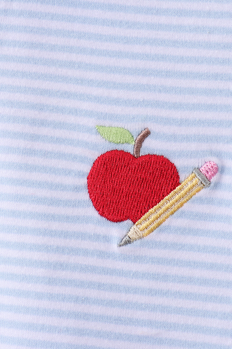 Boys Blue Apple Pocket Set