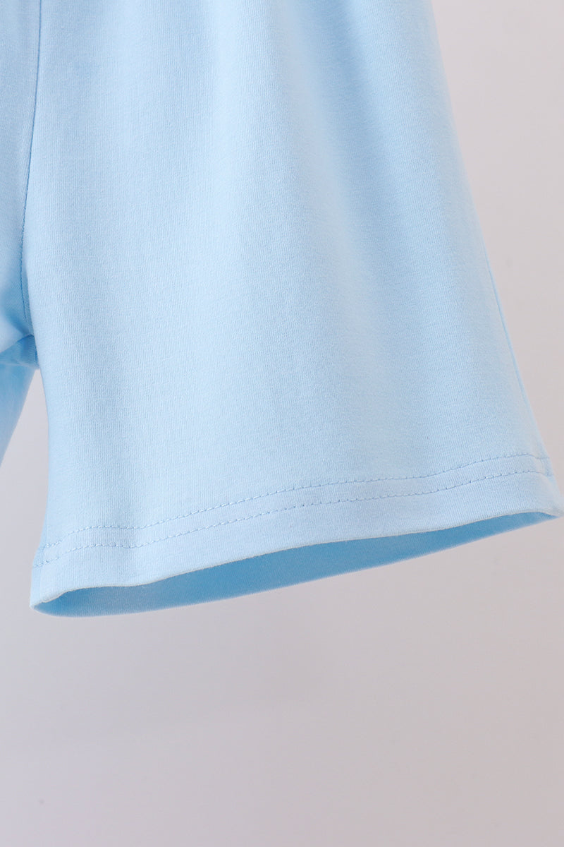 Boys Blue Apple Pocket Set