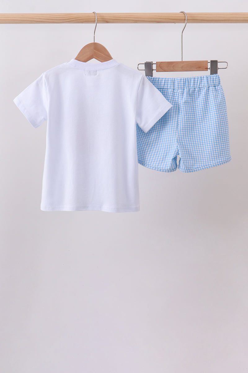 Boys Apple Embroidery Set