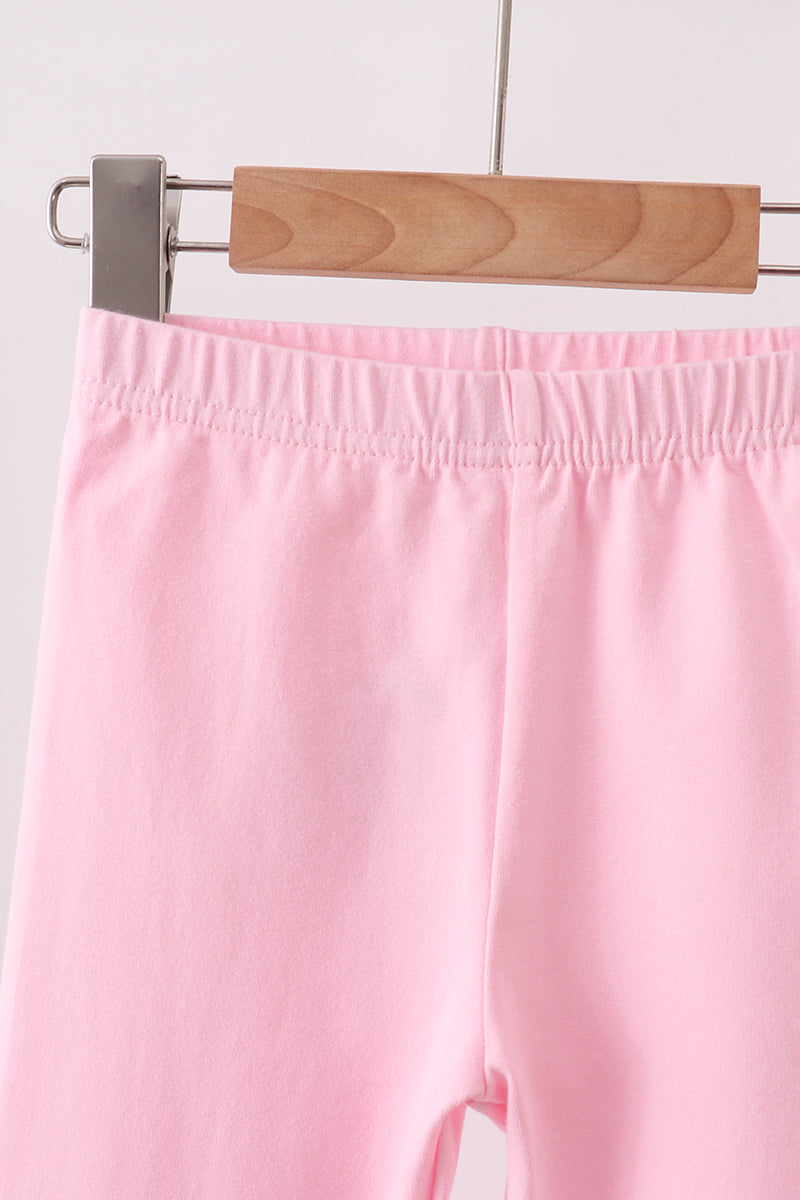 Baby & Girls Pink Ruffle Pants