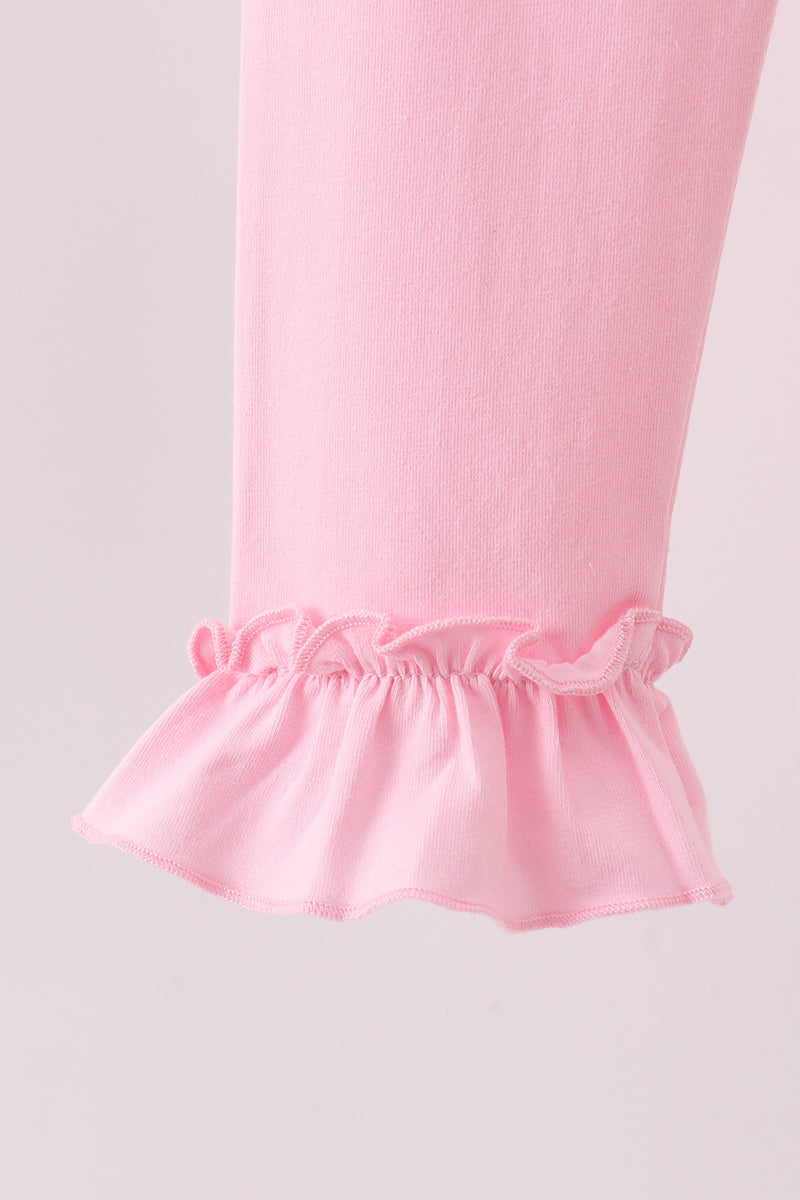Baby & Girls Pink Ruffle Pants