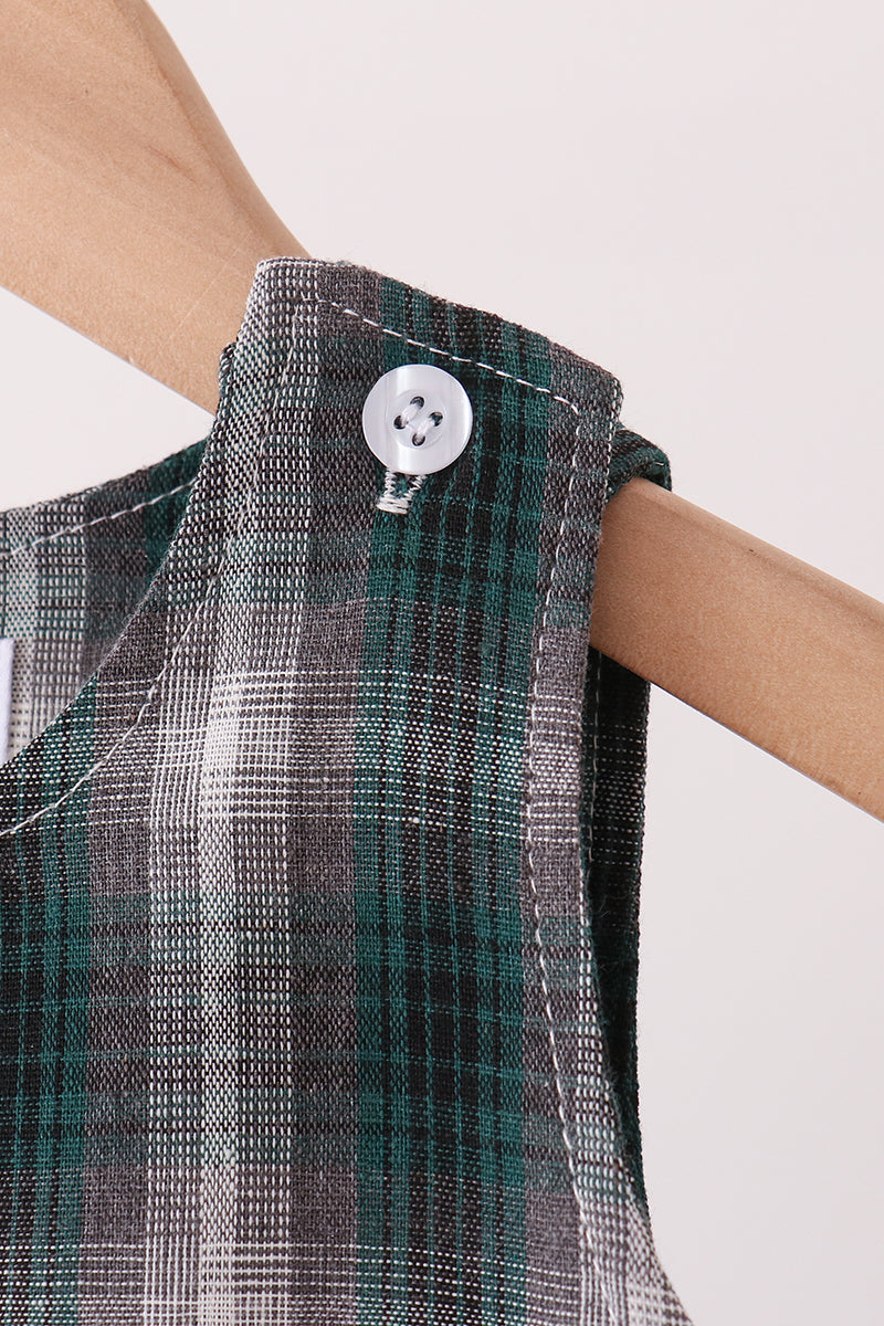 Baby Boys Fall Green Plaid Jonjon