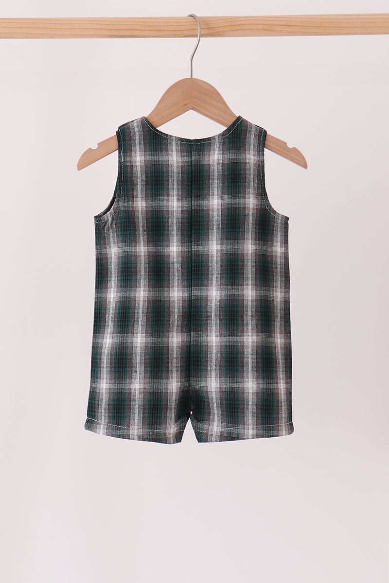 Baby Boys Fall Green Plaid Jonjon