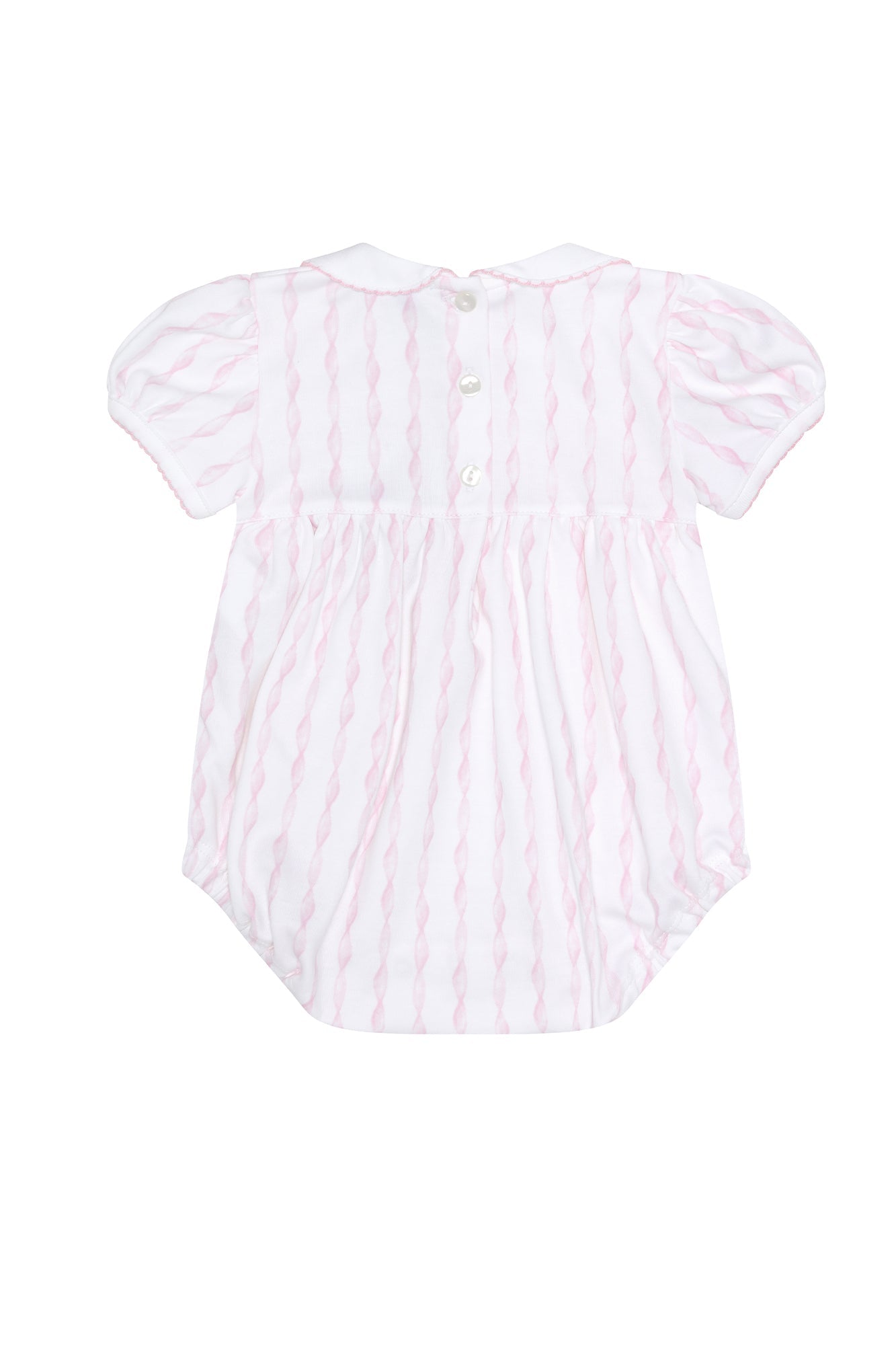 Nellapima Pink Twirls Smocked Bubble