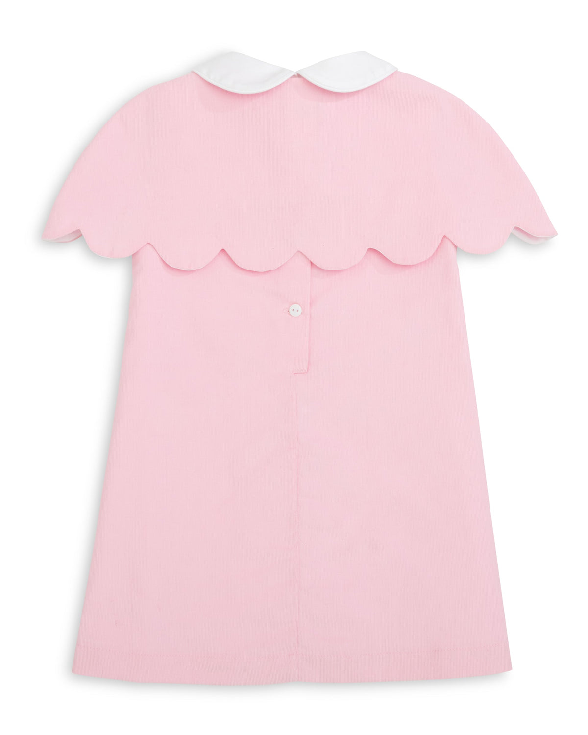 The Capelet Dress in Miriam - Pink Pinwale Corduroy