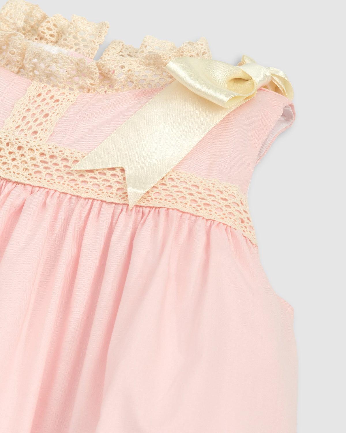 Cambridge Pink Sleeveless Heirloom Dress