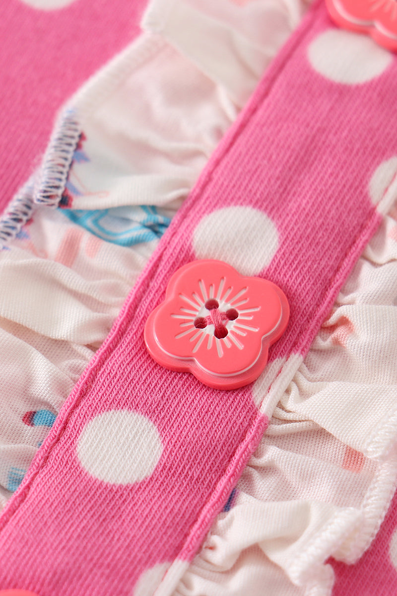 Balcony Pink Dot Dress