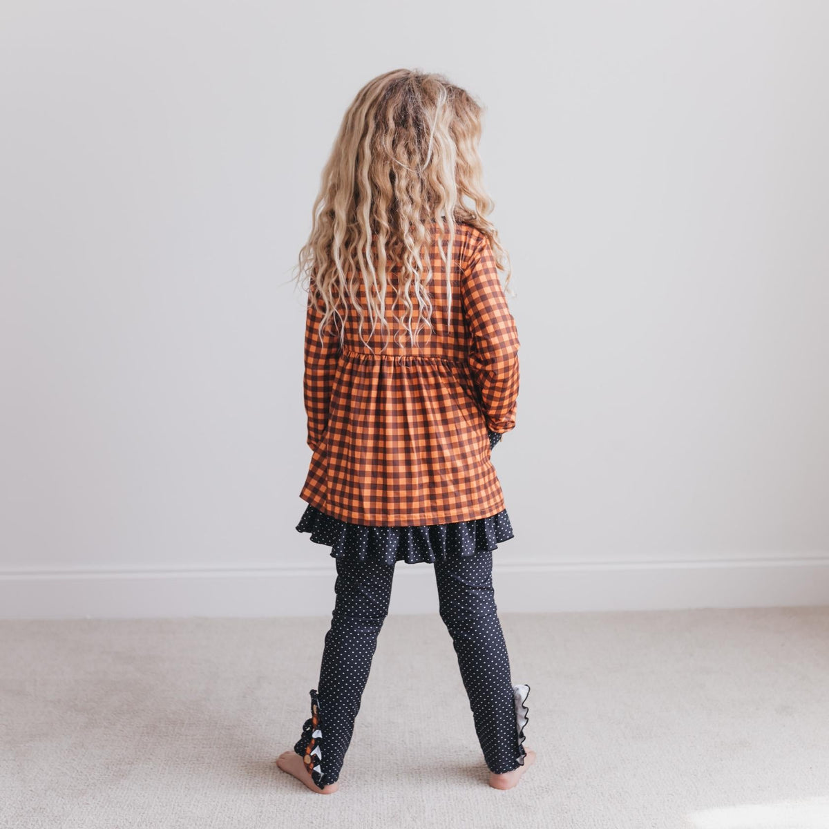 Girls Fall Check Set