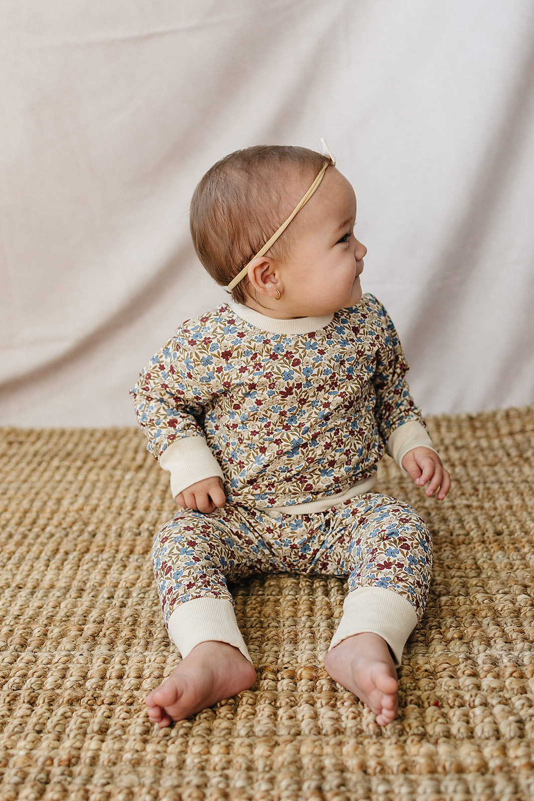 Desert Floral French Terry Long Sleeve Set